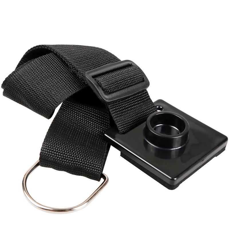 Black Woven Cello Anti-slip Mat with Sponge Pad and Strap Accessories