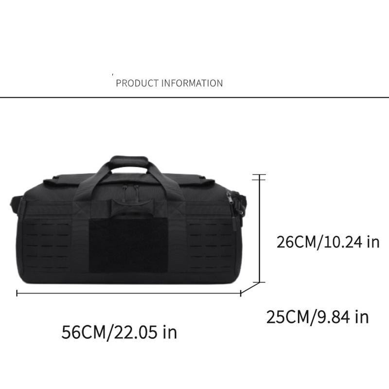 Tactical Laser Training Handheld Travel Bag Outdoor Large Capacity Clothing Storage Handbag Camping Luggage Bag