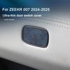 Italian Suede Leather Overlay Interior Soft Stickers for ZEEKR 007 2024 2025 Car Door Switch Buttons Cover Trim Accessories