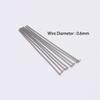 100Pcs/Pack 15-70mm Stainless steel Flat Head Pin Findings Headpins For DIY Jewelry Necklace Bracelets Making Accessories