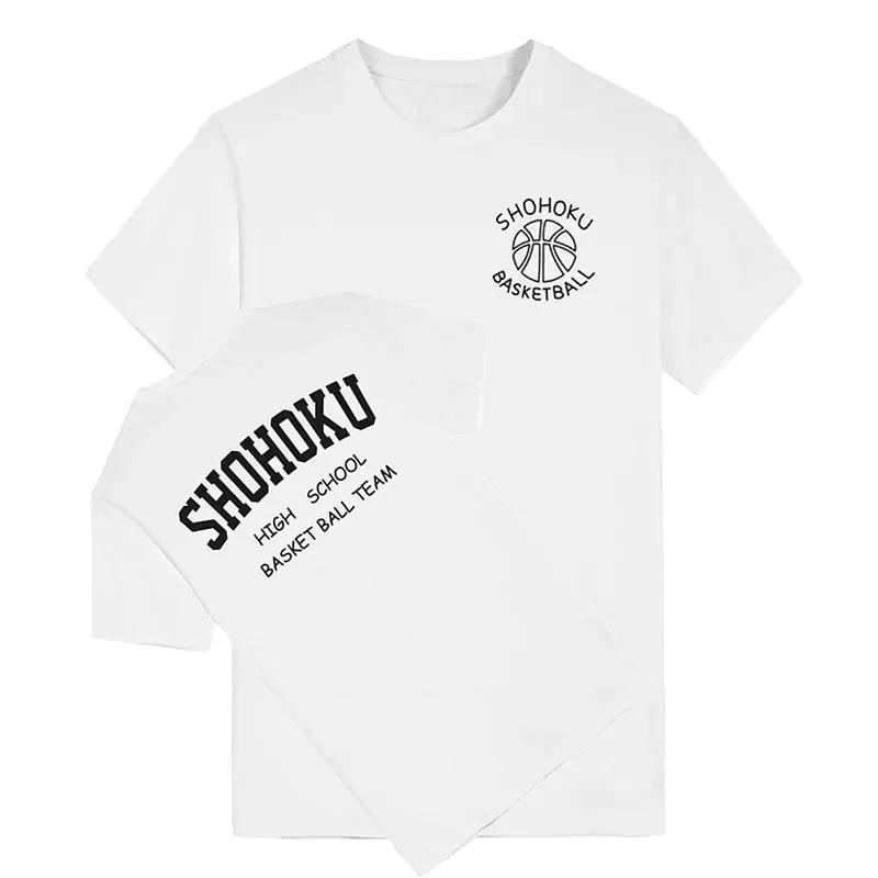 

Anime Slam Dunk The First Slam Dunk Akita SANNOH SHOHOKU Sawakita SAKURAGI Basketball Training T Shirt Mens White Tops 71104 S