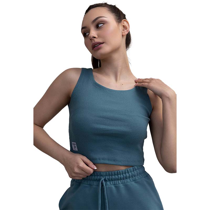 Женская майка-топ в рубчик N9-RB TotalFit  (06399882)