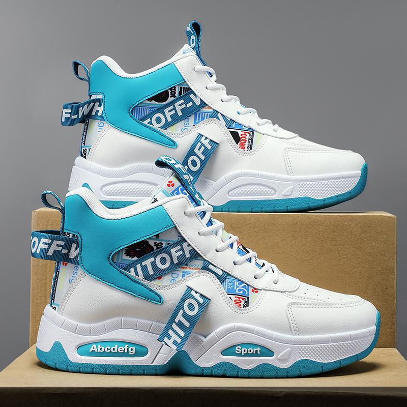 Domestic Joint High-top New Autumn and Winter Sports and Leisure Dad Trendy Shoes with Velvet Cotton Shoes