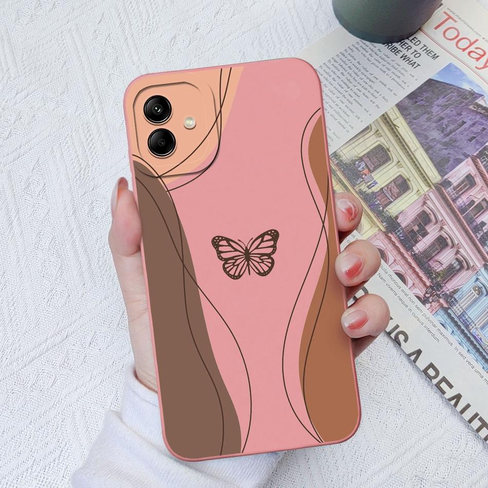Für Samsung Galaxy A04 A04E A04S Handyhülle Katze Kamera Schutz Flüssigsilikon Rückseite Für Samsung A 04 E S Stoßstange Hülle