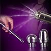 Faucets Brushed Anal Douche Cleaning Enemator with 3 Styles Head Plug Enema Metal Anal Cleaner