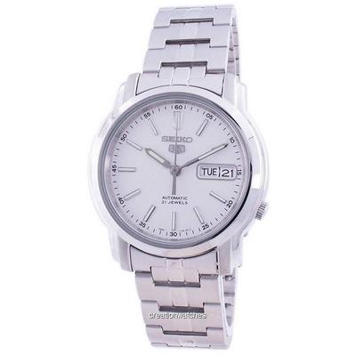 5 Orologio da uomo automatico SNKL75 SNKL75K1 SNKL75K con quadrante bianco automatico