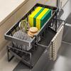 Foldable Carbon Steel Kitchen Sink Organizer