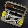 SY4 Jason White Hairdressing and Thinning Scissors Set - Straight Shears SY4-0402