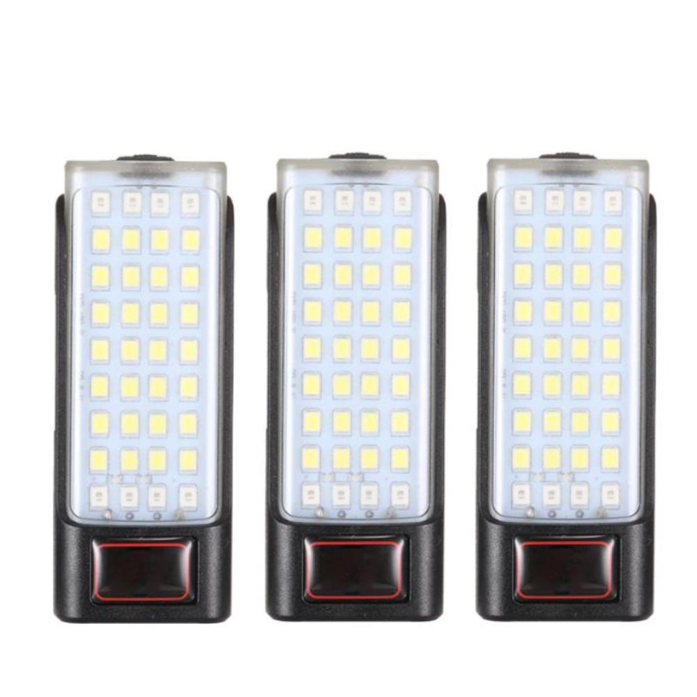 LED Flashlight Red+White Light Work Light Rechargeable Waterproof Keychain Light Camping Lamp Easy To Carry Multiple Lighting Modes