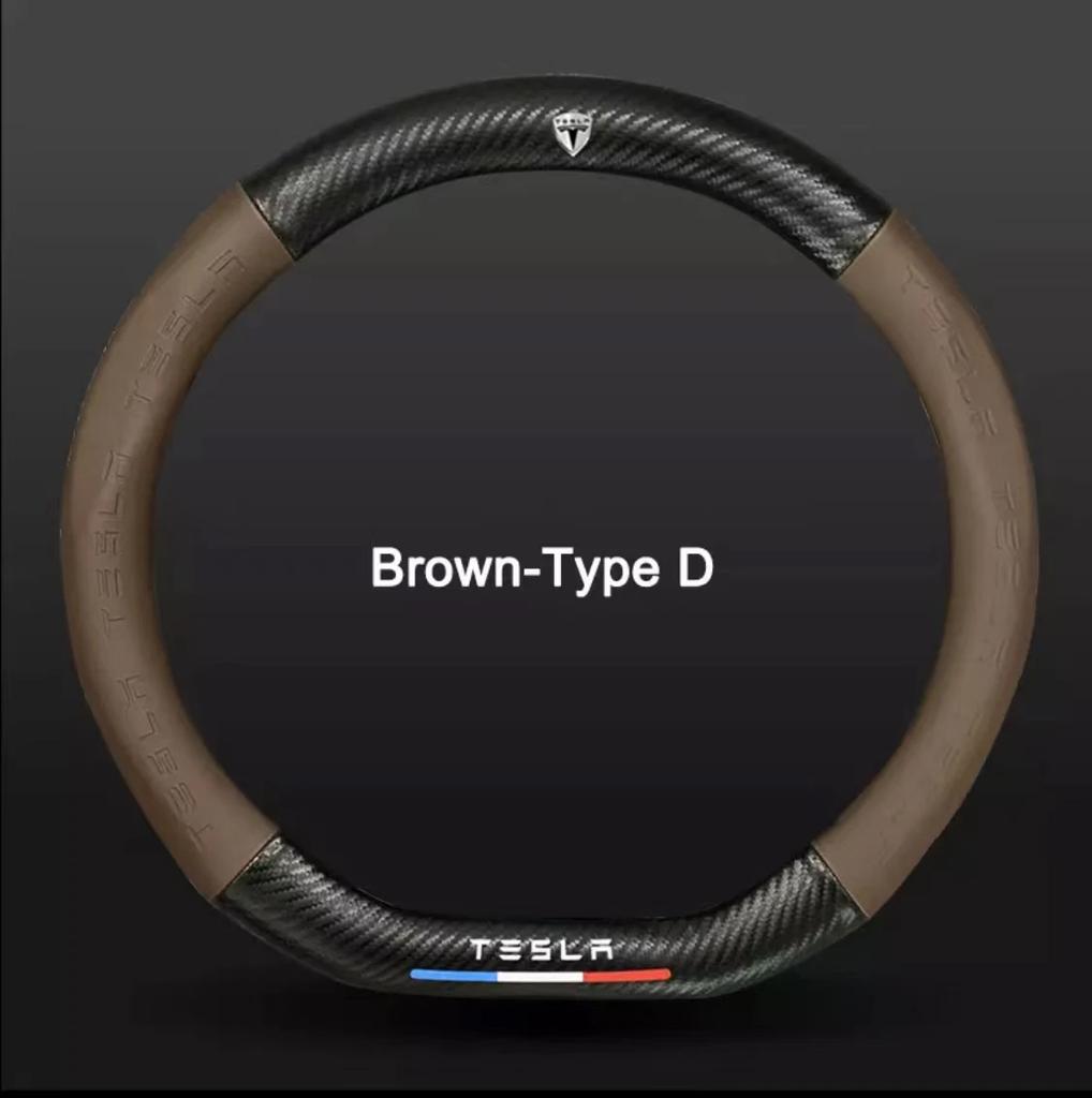 ALC1 Car Steering Wheel Cover For Tesla Model 3 S Y X Roadster 2019-2025 Auto interior Steering Wheel Accessories