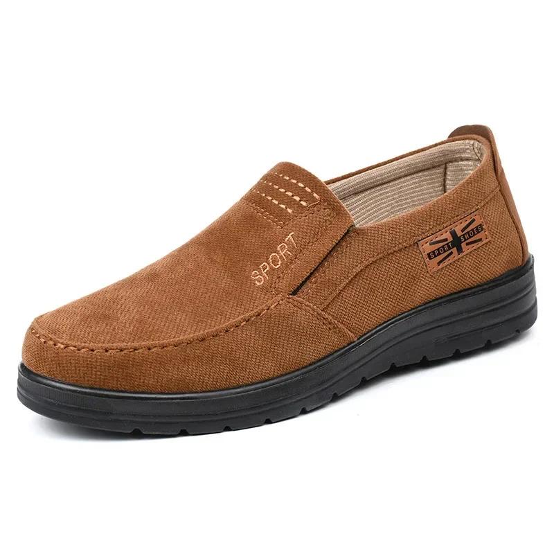Old Beijing Cloth Shoes Men's Shoes Breathable Men Shoes Soft Sole Anti Slip Casual Sports