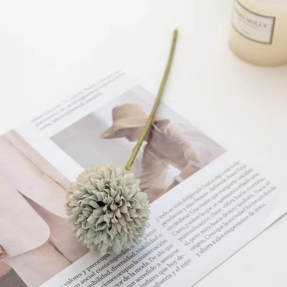 DIY Blumengestecke Künstliche Blumenkugel Gefärbte Rand-Chrysantheme Fotografie Requisiten