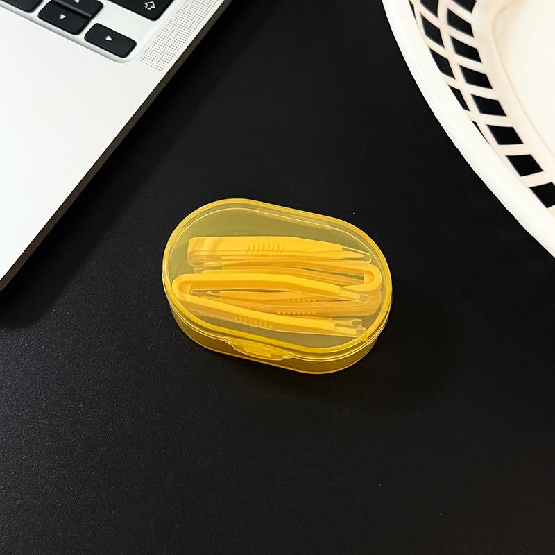 5 Pcs/Set Contact Lens Inserter Wearing Tool Contact Lenses Tweezers Travel Kit for Eye Care Contact Lens Accessories