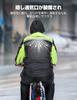 KEMIMOTO Motorcycle Raincoat Set Waterproof Water Pressure with Hidden Back Removable Transparent and Reflective Waterproof and breathable for Model