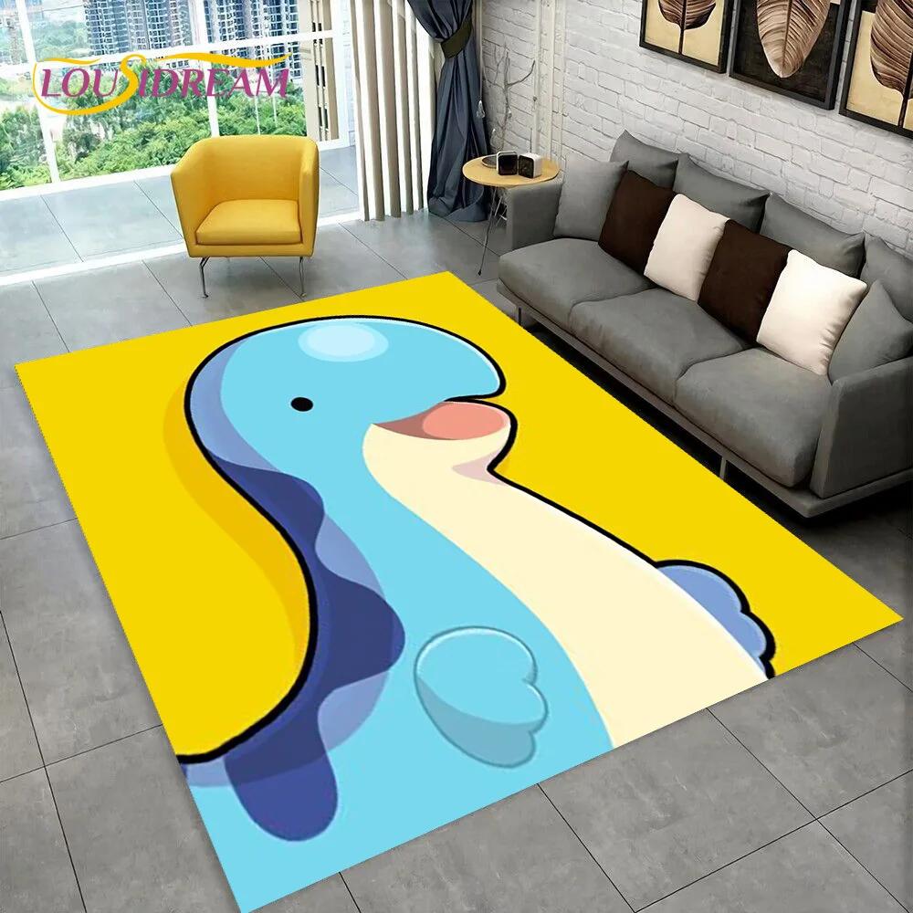 3D Cartoon Palworld Spiel Teppich für Zuhause Wohnzimmer Schlafzimmer Sofa Fußmatte Dekoration, Kinderteppich Rutschfeste Bodenmatte Geschenk