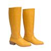 Retro Low-heeled Knight Boots 2025 Winter New British Style Sleeves Are No More Than Knee-length Boots for Women