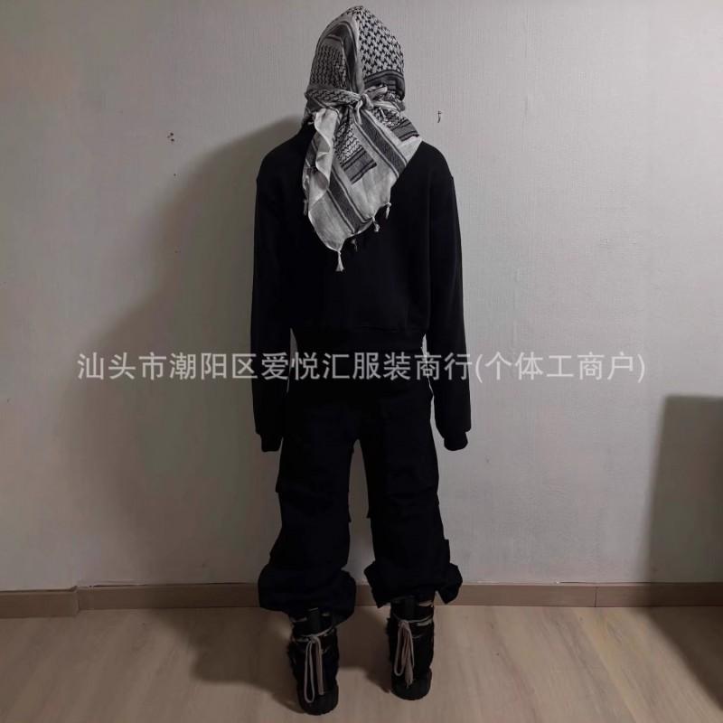 Oversized Hooded Sweatshirt With Letter Print Patchwork Design Loose Fit Streetwear Men Fall