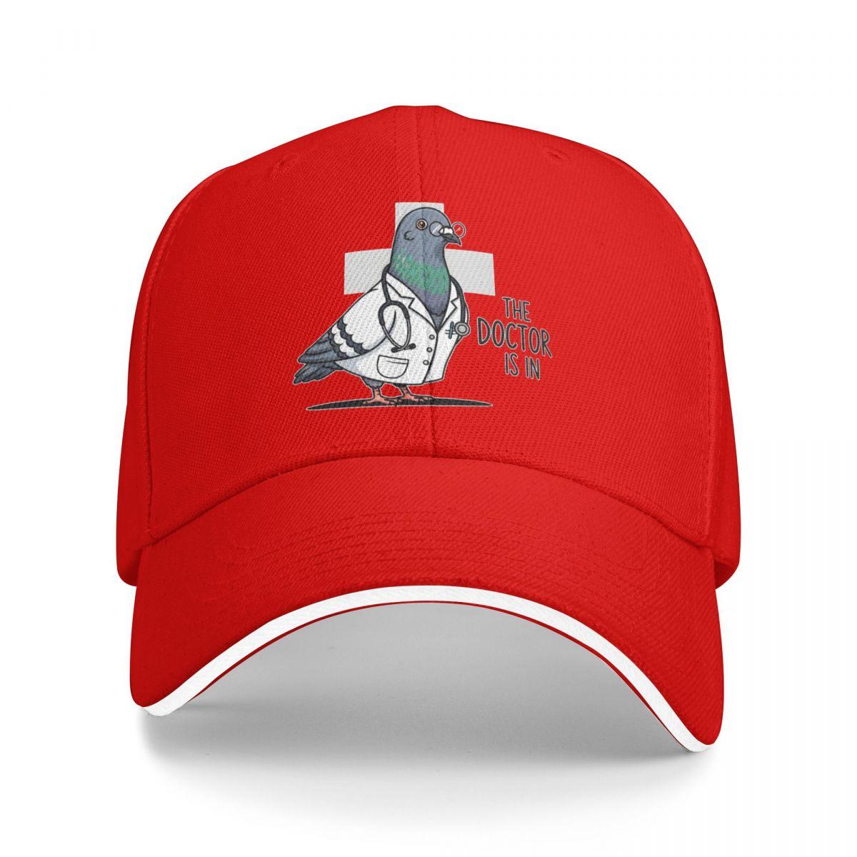 Baseball Caps Pigeon Doctor Walking Down Hallway Meme Funny Customized FeUnisex Unisex Casual Summer Caps One Size