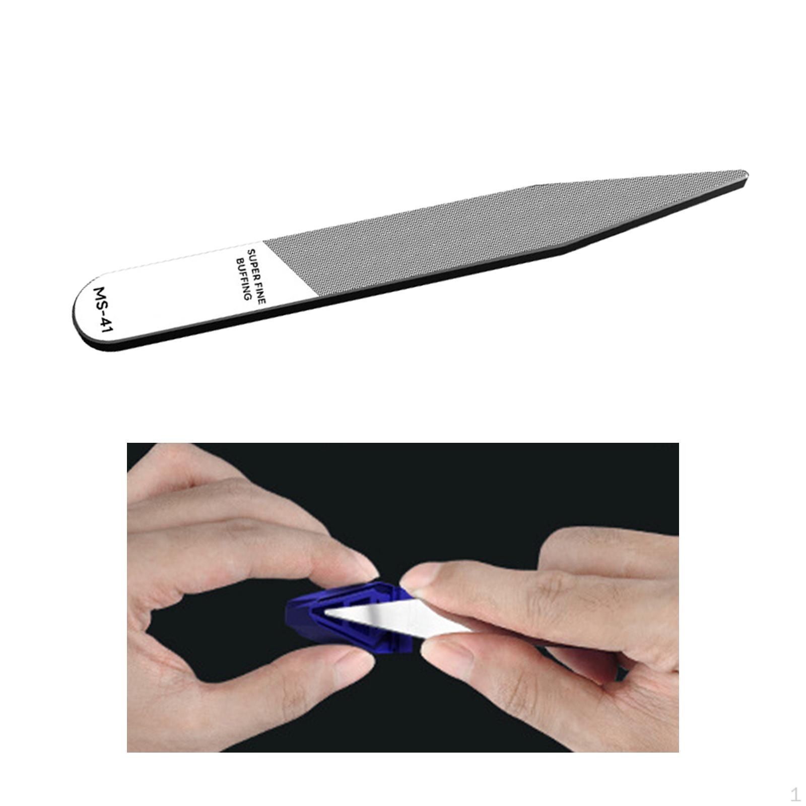 

Стеклянный напильник для моделей, шлифовальный инструмент, прецизионная универсальная сборка для хобби, сделай сам Triangular