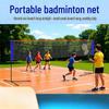 LISM Portable Foldable Badminton Net Stand