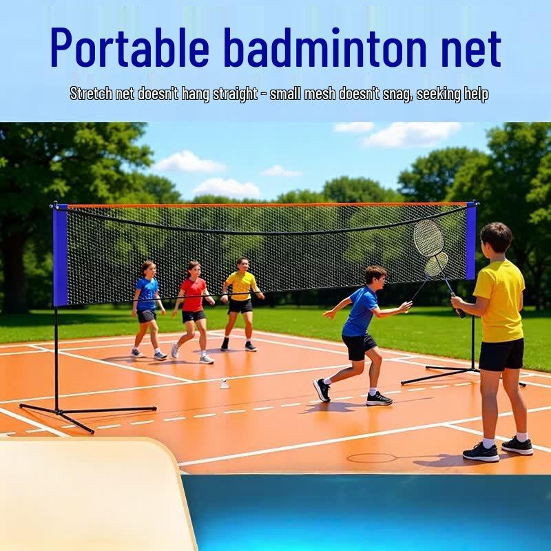 LISM Portable Foldable Badminton Net Stand