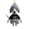 Acrylic Interior Vehicle Flat Surface Pendant Dalmatian Hat Design Clothing