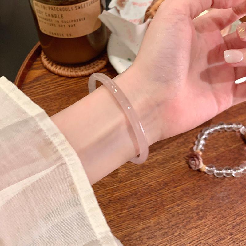 1Set Chinese Style Advanced Sense Rose Flower Beaded Bracelet For Women Girls Luxury High-End Vintage Bracelet Accessories Gifts