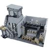 Moc WW2 Military Sentry Tower Weapons Armory War Scene Model Building Blocks Bricks Kit Toys For Children