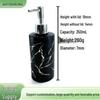 350ml Round Glass Hand Soap Bottle with Press Pump - High-End Feel for Shower Gel Refills