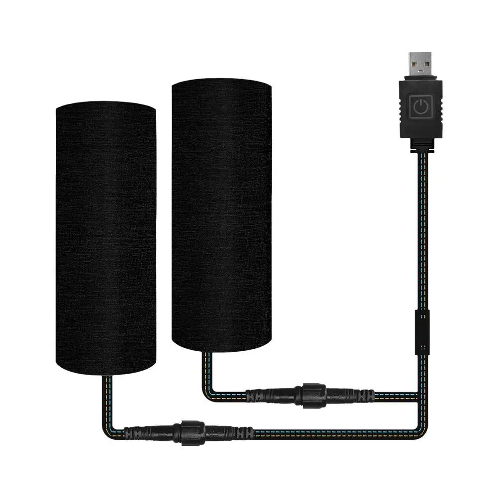 

Мотоциклетные ручки с подогревом Рули USB Регулируемые изолированные Рули скутера Электрические аксессуары Велосипедный обогрев J3W1 чёрный