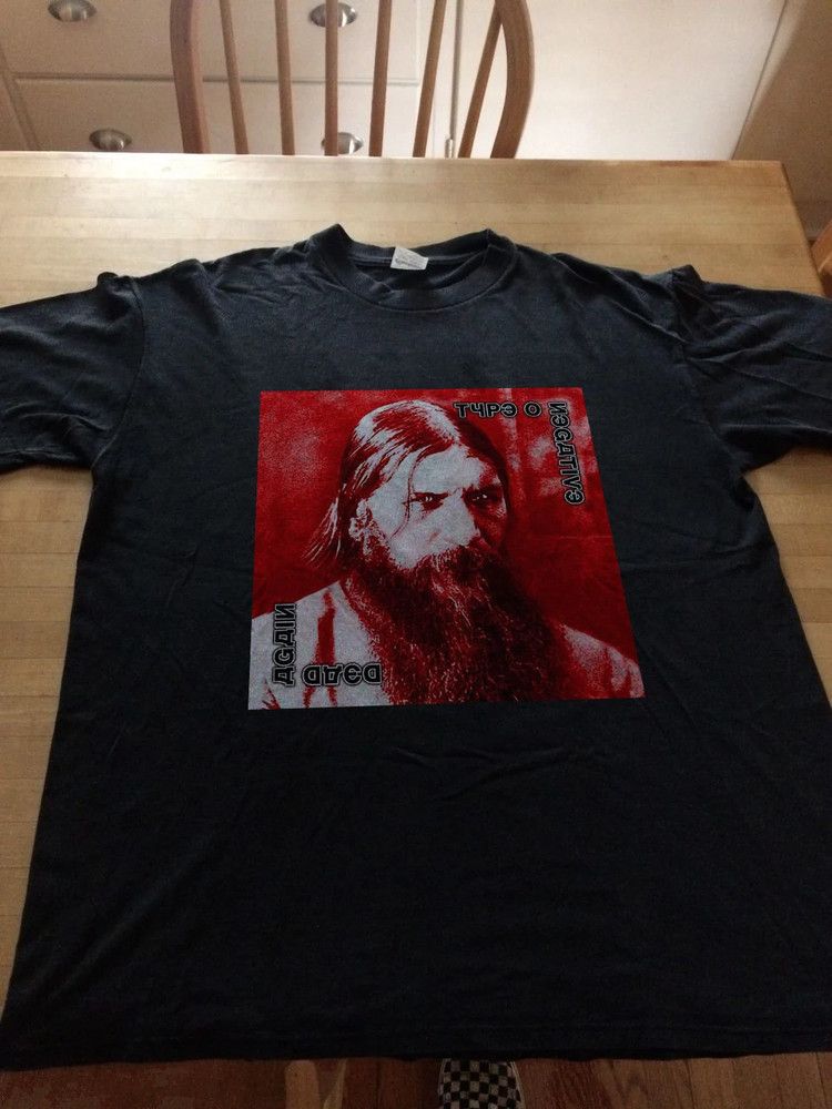 Unisex shirt Cotton Oversize Large Size Type O Negative Rasputin Dead Wieder Black Shirt S-234XL E1066