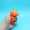 1pc-Super Soft Carrot Pinch Toy - Funny and Soft Interactive Stunning Vegetable Worm Toy - Suitable for Pets to Play and Chew