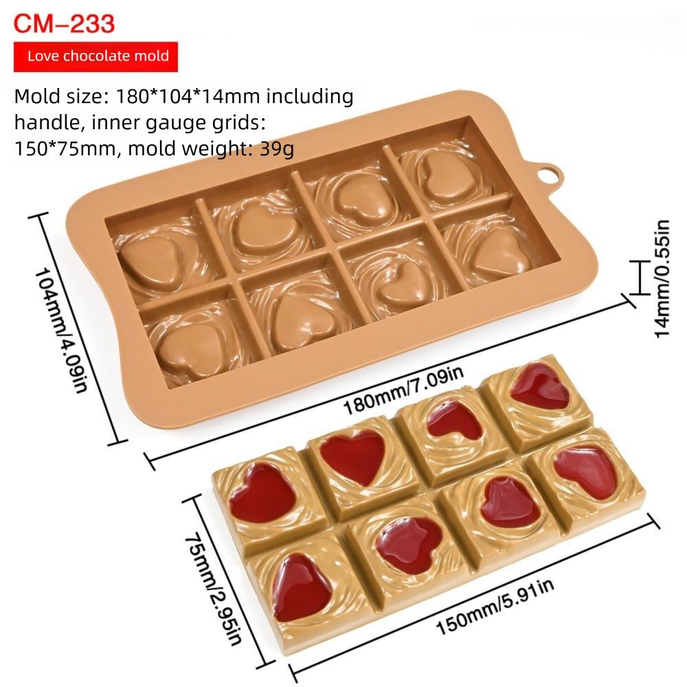 

Многоразовая форма для бонбон из силикона, форма для шоколадных батончиков высокого качества, форма для шоколада, кухонные принадлежности для выпечки B