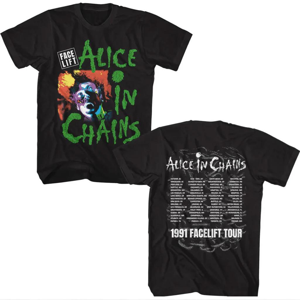 Alice In Chains Tripod Leisure Tshirt Luxury Brand for Men and Women
