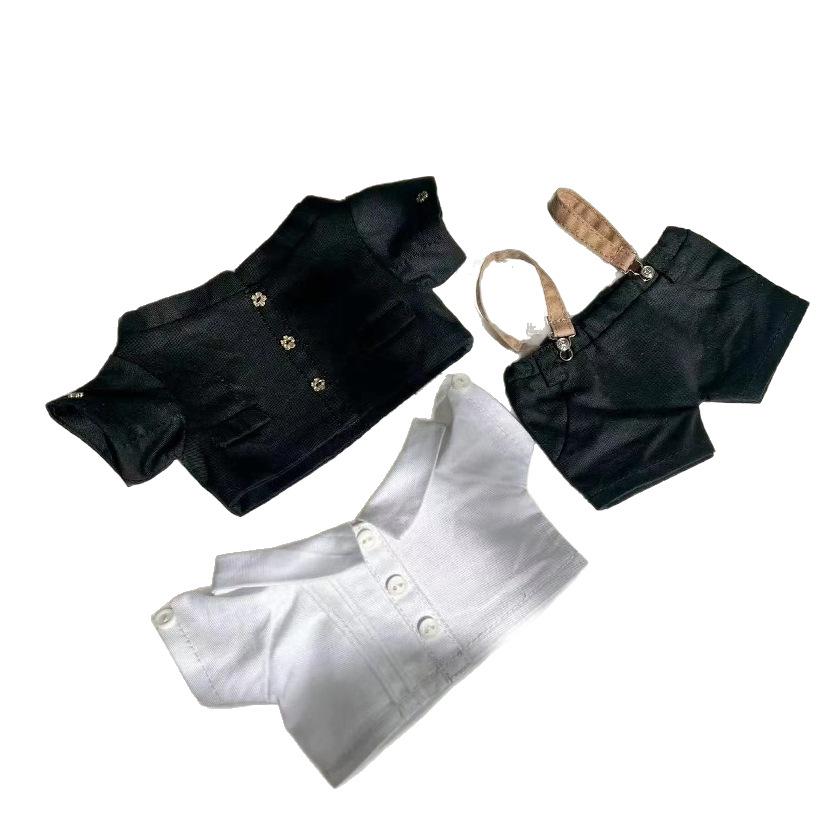 20cm Cool School Uniform Set for Cotton Dolls