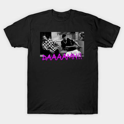 Asian Size Men Print T-shirt Daaaamn!! Friday Movie Funny No-Cut Heat Transfer Print Cotton Tshirt