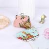Women  Lady Mini Vintage Flower Retro Clutch Bag Coin Purse Credit Card Holder Small Wallet