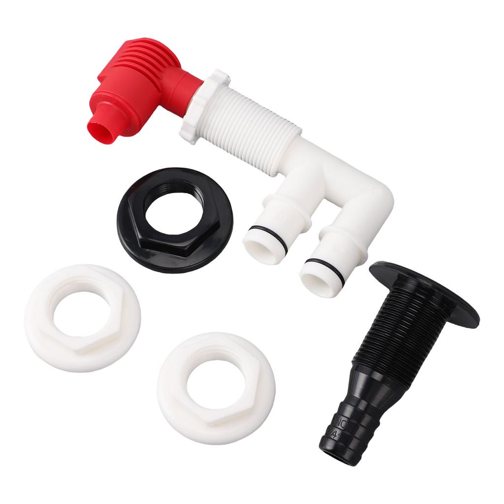Pump Out Aerator Combo Kit 1 1 16 Inch Mounting Drain Valve Recirculating Pump Aerator for Live Wells Bait Wells