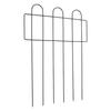 Decorative Garden Fence Iron Metal Wire Garden Fence Ground Stake Animal Barrier Fence for Outdoor