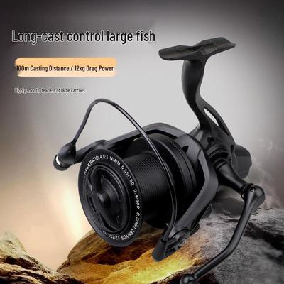 Bezszmerowy Kołowrotek Spinningowy do Dalekich Rzutów i Powolnego Opadania na Wędkowanie Morskie