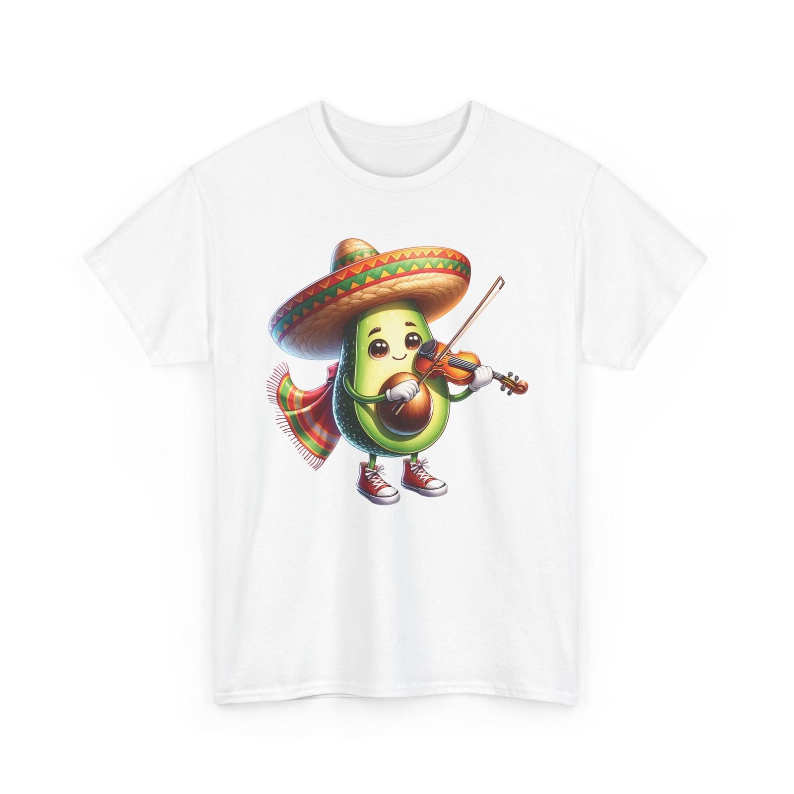 Cinco De Mayo Avocado Mariachi T-Shirt Sombrero Mexican Fiesta Party Graphic Top S разноцветный