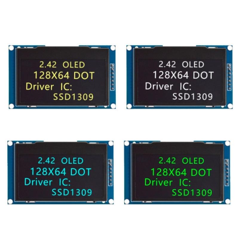 High Contrast Screen Module 2.42Inch With SSD1309 Driver Chip SPI/IIC Compatibility Low Power Consumption
