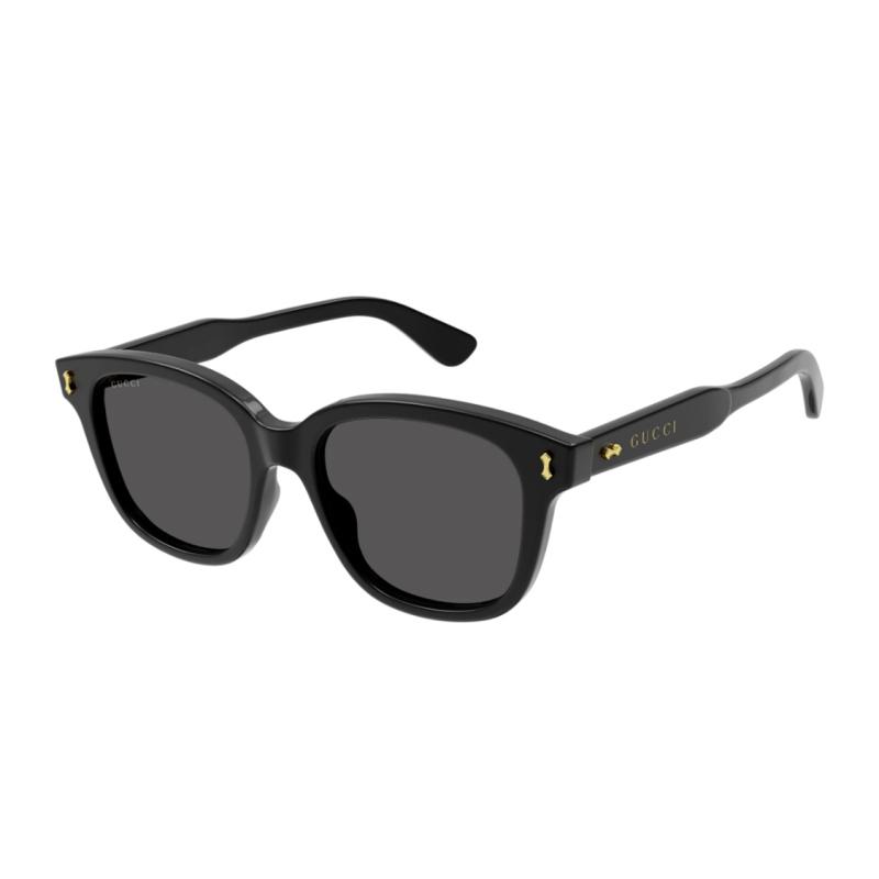 GUCCI Logo on the side Plate frame Rectangular Sunglasses Men's