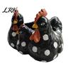 Creative Resin Sculpture Planter Chicken Family Planter, Cute Plant Pot, Decorative Office Desk Succulents Farmhouse Container for Indoor Outdoor