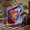 Aston Villa Football Print Flannel Blanket Soft Warm Sofa Bed Throw Blanket For Home Office Bedroom