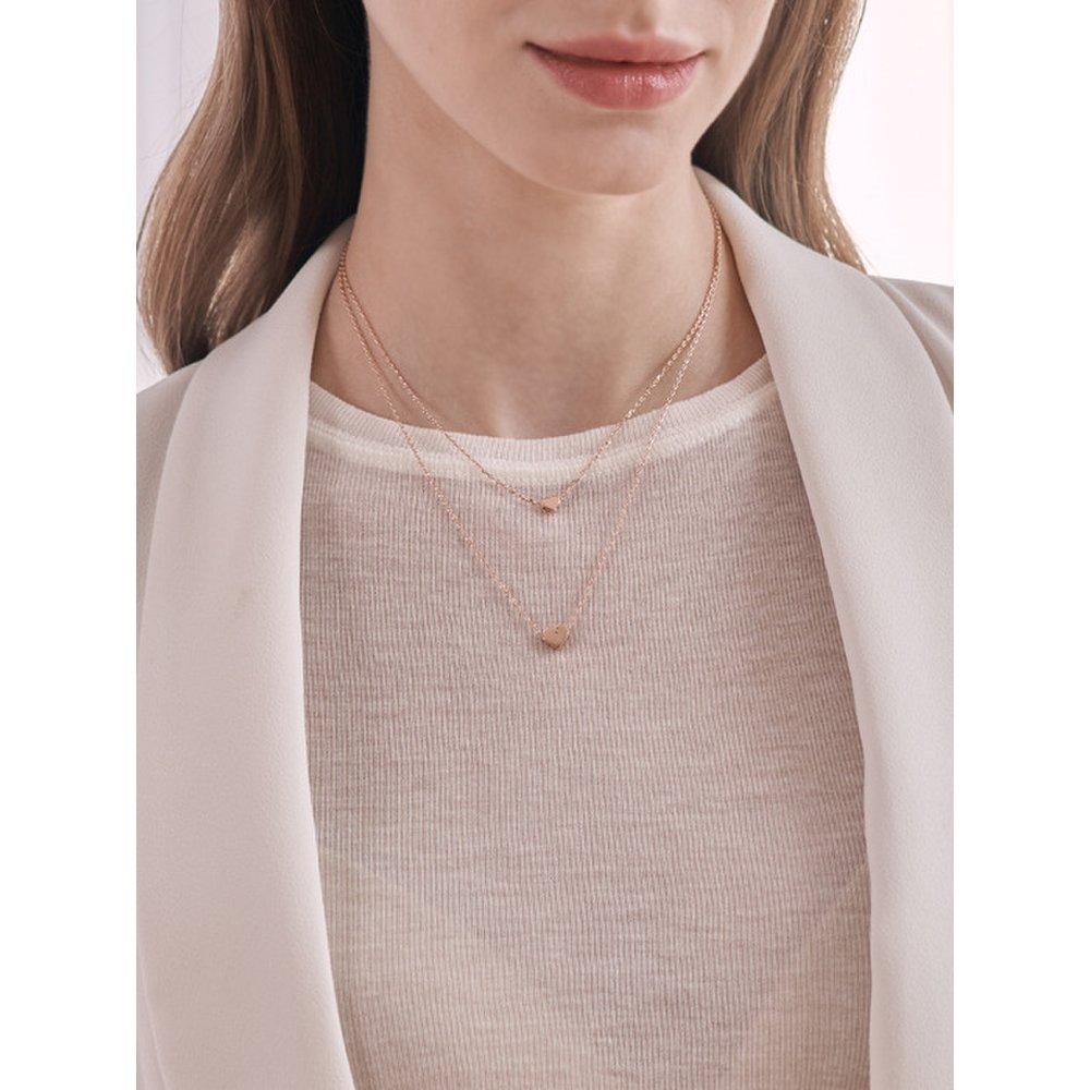Layered Heart Necklace Elbrnn183