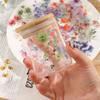 50 Pieces of Transparent Flower Stickers - Suitable for Decorating Phone Cases, Notebooks, Suitcases and Computers.