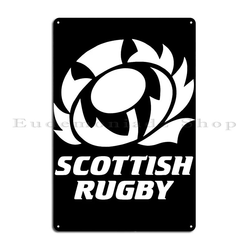 Scotland Rugby Six Nations Metal Plaque Living Room Living Room Character Wall Pub Tin Sign Poster