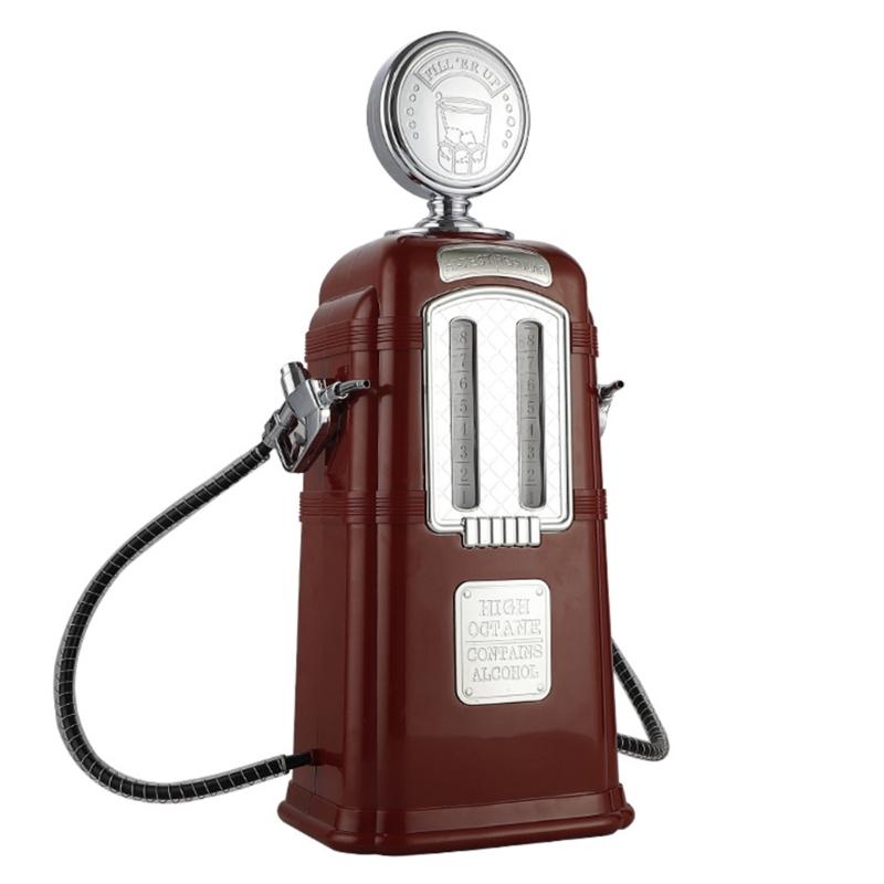 Винтажный креативный диспенсер для напитков, простой в использовании, двойные пистолеты, диспенсер для напитков для уникального опыта питья красный