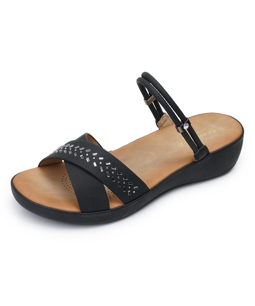Bearpaw Rhonda Sandals Black (K1939001Rb-W)